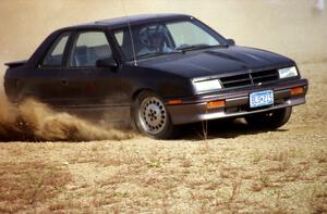 Harry Beck driving Mark Utecht's Dodge Shadow VNT