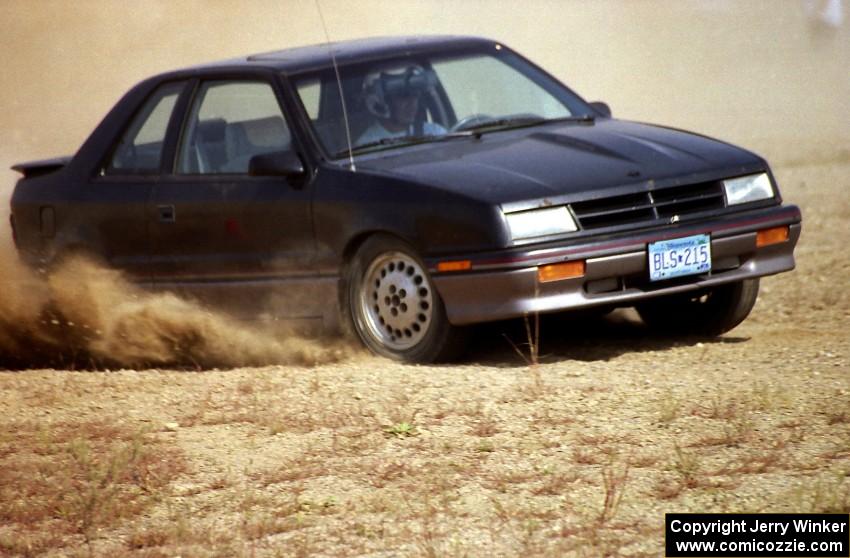 Harry Beck driving Mark Utecht's Dodge Shadow VNT