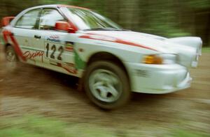 The Dennis Martin / Dawn Rossmiller Mitsubishi Lancer Evo IV took second overall.