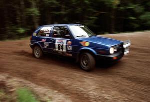 The Al Kintigh / Diane Sargent VW Golf was 21st overall and 4th in G2.