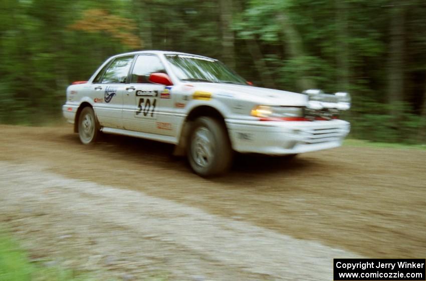 The Todd Jarvey / Rich Faber Mitsubishi Galant VR4 finished in fifth overall.