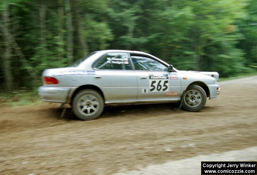 The Russ Hodges / Mike Rossey Subaru Impreza finished 12th overall.