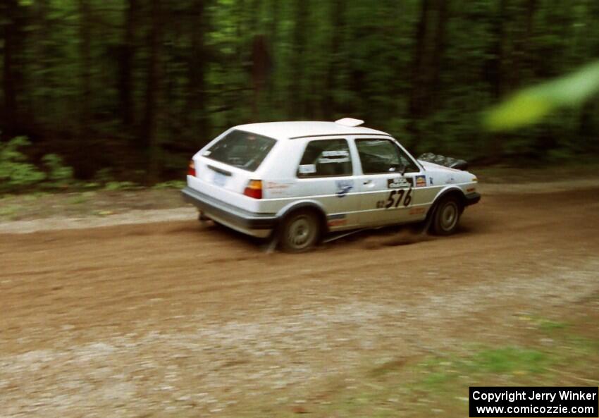 The Doug Davenport / Dave Sterling VW Golf was 24th overall, 7th in G2.