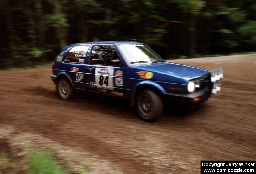 The Al Kintigh / Diane Sargent VW Golf was 21st overall and 4th in G2.