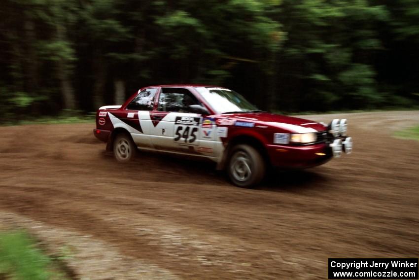 The Jake Himes / Silas Himes Nissan Sentra SE-R took 6th overall and 1st in Production.