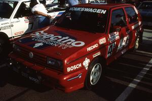 Jean-Paul Perusse / Martin Headland ran Group A in a VW Golf Rallye.