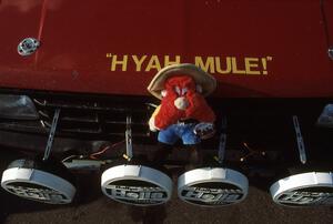 The mascot of the Greg Healey / John MacLeod Dodge Ram 50 when it was still new.