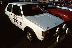 David Beddor / Steven Beddor in their newly-prepped VW GTI. They later found fame with Porsches up Pikes Peak.