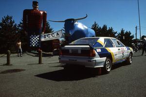 Paul Choinere/ Scott Weinheimer open class Audi Quattro at the ceremonial start. They DNF'ed early on day two.