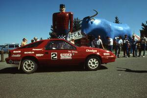 Doug Shepherd / Pete Gladysz open class Dodge Daytona at the ceremonial start.