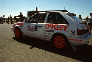 Jeff Zwart / Cal Coatsworth moved up to open class from PGT in their Mazda 323GTX.