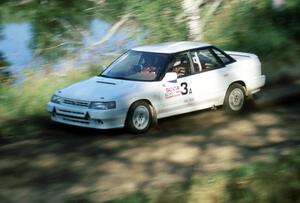 Chad DiMarco / Erick Hauge in their brand new Subaru Legacy.