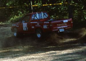 Gary Gooch / Judy Gooch blast uphill in their Toyota Pickup.