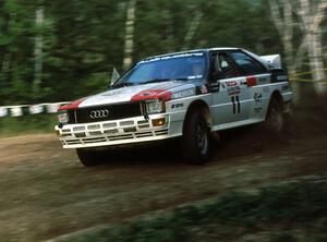 Bruno Kreibich / Jeff Becker Audi Quattro ran near the front all weekend.