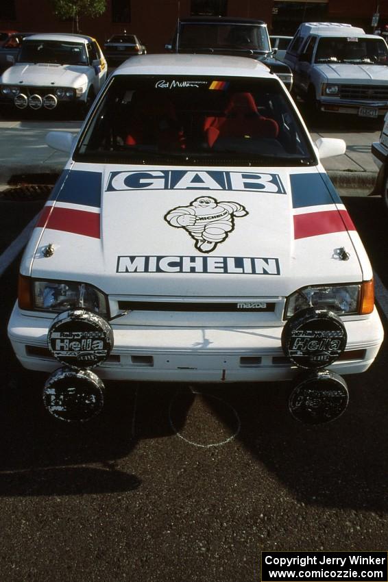 Shannon Millen / Jean Lindamood Mazda 323GTX at parc expose.