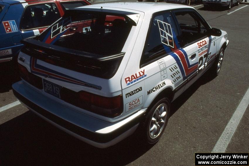 Michael Grieb / Ernest Carpenter PGT Mazda 323GTX at parc expose.