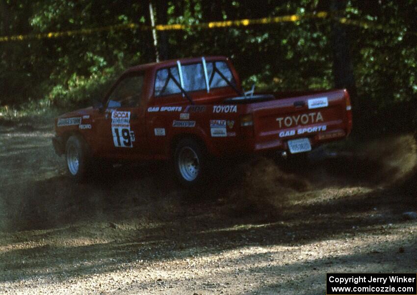 Gary Gooch / Judy Gooch blast uphill in their Toyota Pickup.