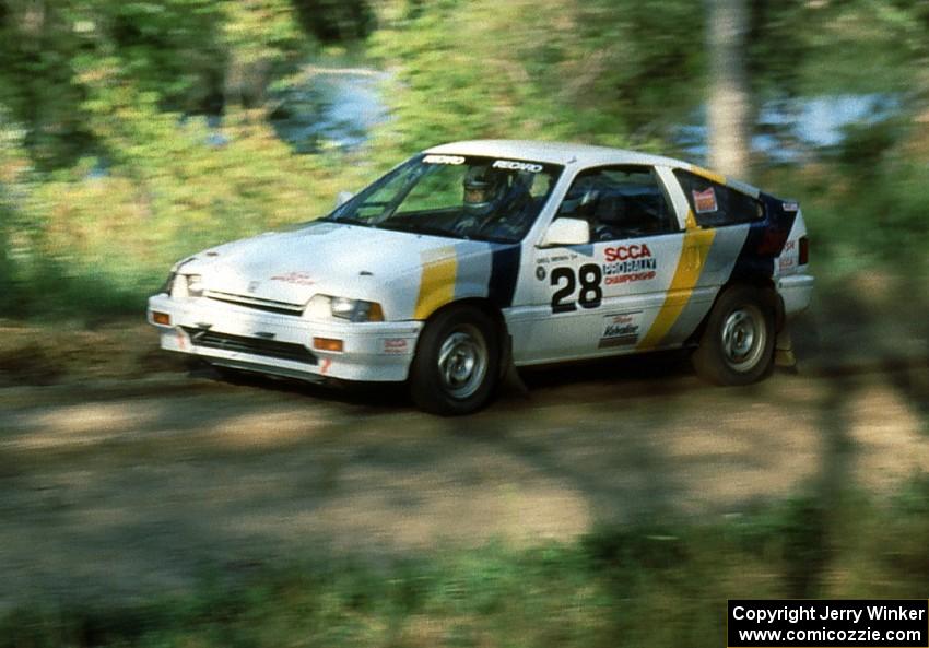 Greg Brown / Linda Brown ran the divisional event in their Honda CRX.