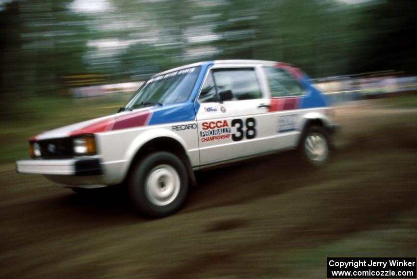 Craig Sobczak / Kevin DeLoughary took seventh in the divisional event in their VW Rabbit.