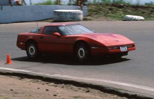 Chris Johnson's A-SP Chevy Corvette at Raceway Park