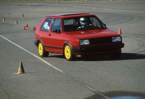 Craig Anderson's D-SP VW GTI at Canterbury Downs lot