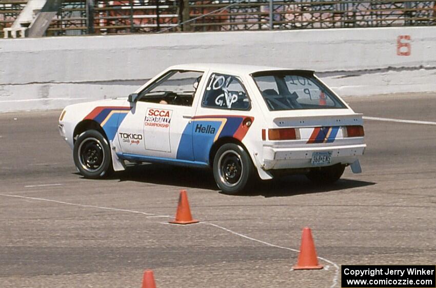 Jeff Forss' G-Prepared Dodge Colt at Raceway Park