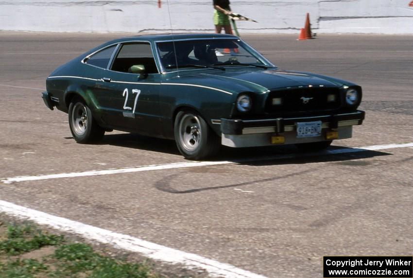 Juan Nazario's C-Prepared Ford Mustang II at Raceway Park