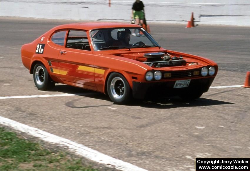 Tom Westrup's G-Prepared Ford Capri at Raceway Park