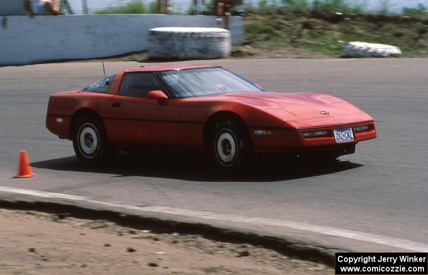 Chris Johnson's A-SP Chevy Corvette at Raceway Park