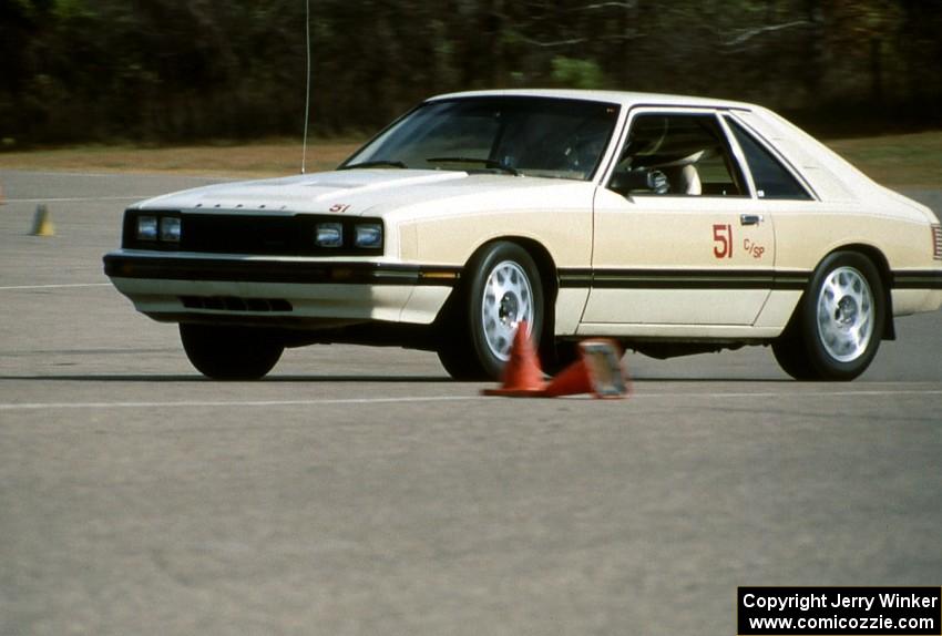 Joe Wagner's C-SP Mercury Capri at Canterbury Downs lot