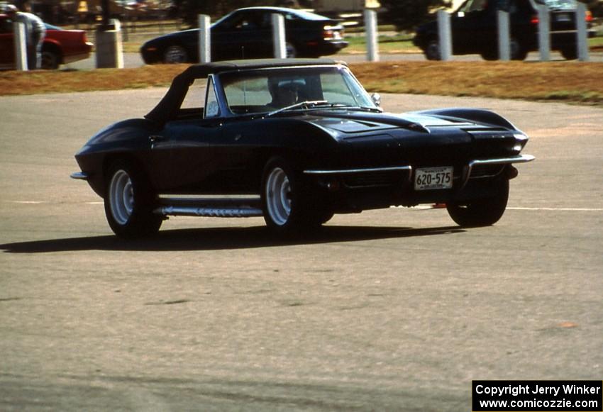 Don Gettinger's B-Stock Chevy Corvette at Canterbury Downs lot