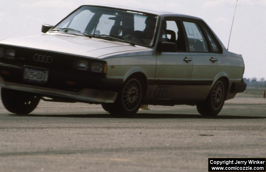 John Dahlmeier's H-Stock Audi 4000 Quattro at Owatonna Airport