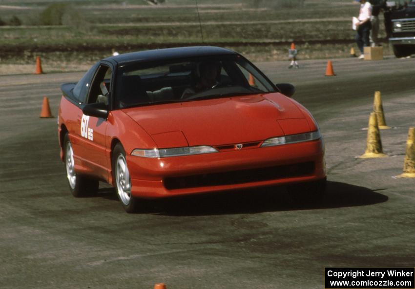 Mark Baker's B-Stock Eagle Talon at Owatonna Airport