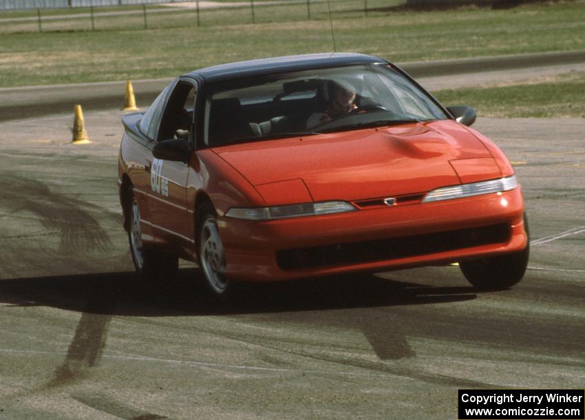 Mark Baker's B-Stock Eagle Talon at Owatonna Airport