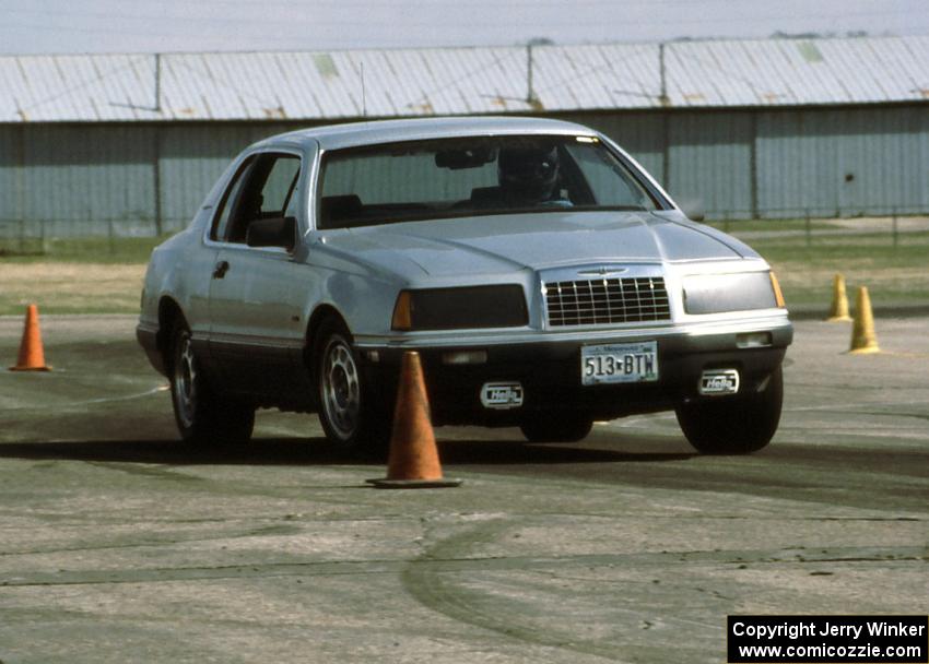 Greg Lorsung's G-Stock Ford Thunderbird SC at Owatonna Airport