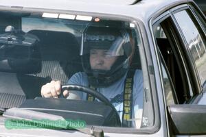 Jerry Winker in John Dahlmeier's H-Stock Audi 4000 Quattro at Owatonna Airport