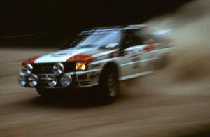 Bruno Kreibich / Jeff Becker never had a problem with dust all weekend as they lead from start to finish in their Audi Quattro.