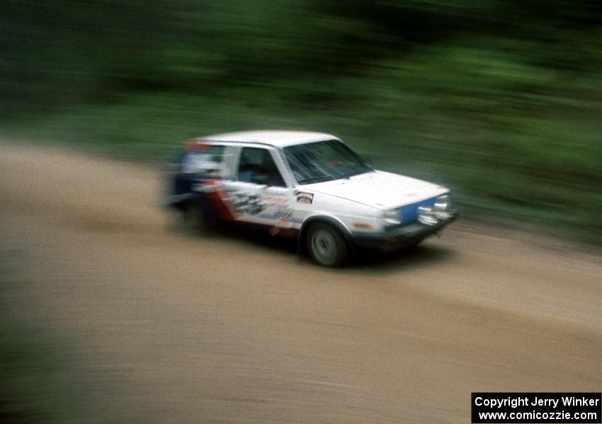 John Briggs / Dave Mitchell Production class VW GTI at speed.