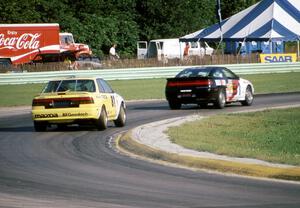 ???'s Mitsubishi Eclipse and Dave Jolly's Mazda MX-6 GT Turbo