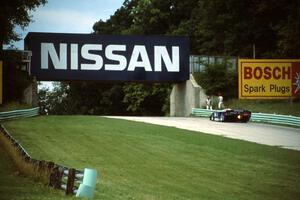 Geoff Brabham / Chip Robinson Nissan GTP ZX-T heads into turn 6