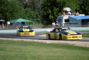 (00) Kal Showket and (07) Jeremy Dale Dodge Daytonas (both GTU)