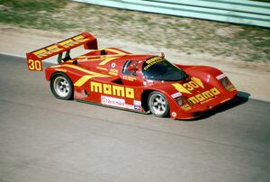 Gianpiero Moretti / Jean-Louis Ricci Porsche 962C (Note the deflating rear tire.)