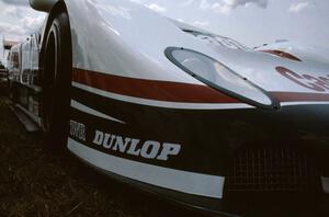 Tom Walkinshaw Racing Jaguar XJR-9 on display