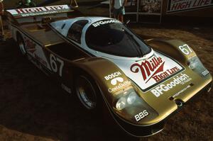 Jim Busby Racing's display Porsche 962