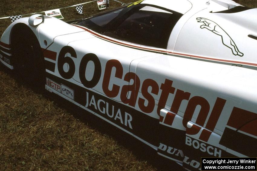 Tom Walkinshaw Racing Jaguar XJR-9 on display