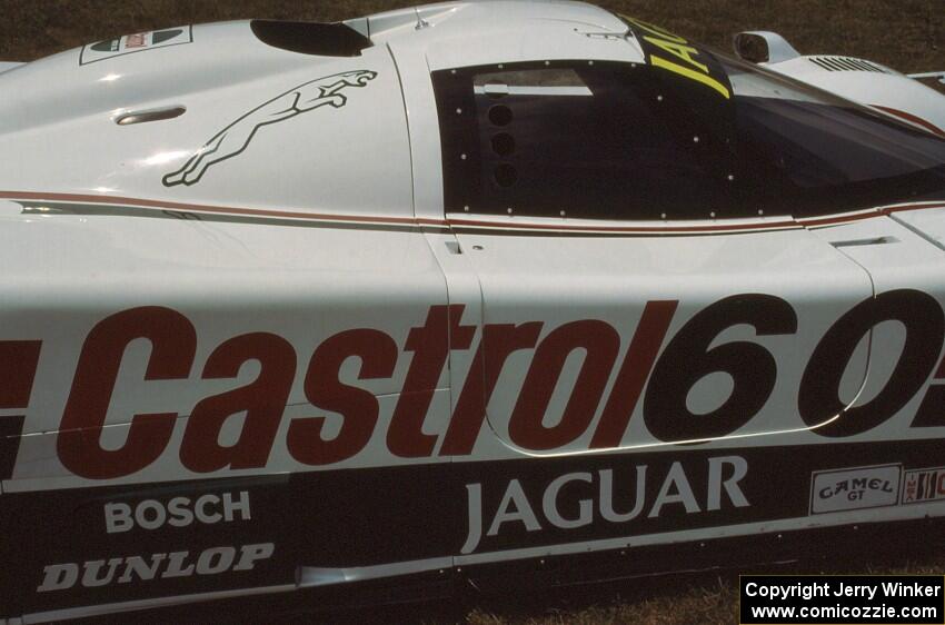 Tom Walkinshaw Racing Jaguar XJR-9 on display