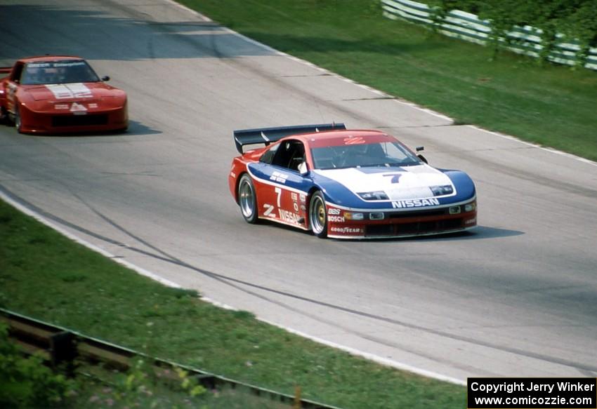 Steve Millen's Nissan 300ZX Turbo (GTO) and Dick Greer / Mike Mees Mazda RX-7 (GTU)