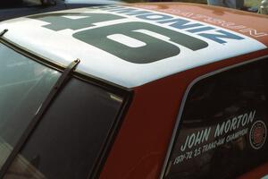 John Morton Datsun 510 on display at the Nissan tent
