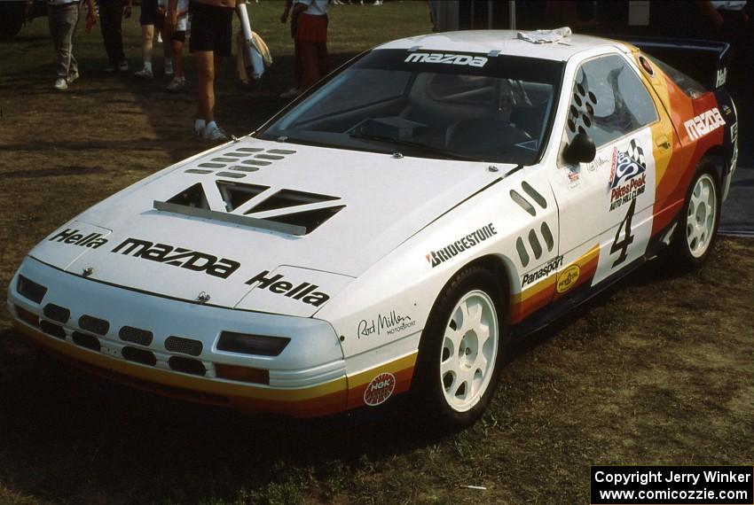 Rod Millen's Group B Mazda RX-7 Pikes Peak car on display