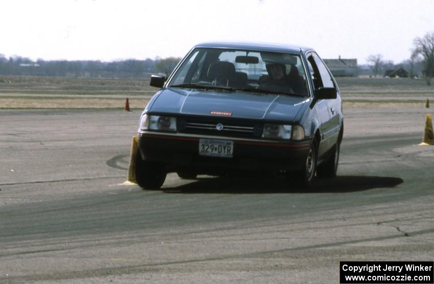 Denise Wieman's H-Stock Ladies Mercury Tracer at Owatonna Airport